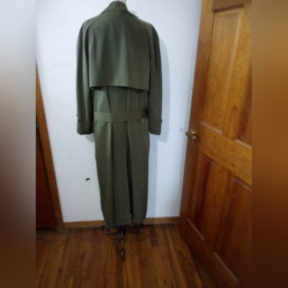 Harve Bernard rain trench coat size large 14 - Picture 3 of 8